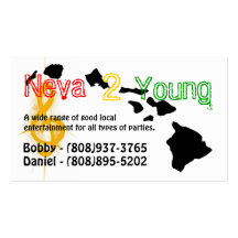Neva 2 Young cards Business Card Template