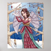 Neva - Christmas Angel Poster