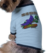 Nevada Blue Bird State Designs Pet T-shirt