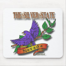 Nevada Blue Bird State Designs mousepads