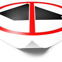 Nevada Cross Out Symbol Photo Print