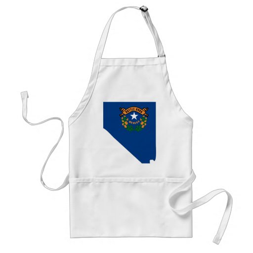 Nevada Flag Map Apron