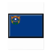 Nevada Flag Postcard
