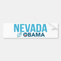 Nevada For Barack Obama Biden Bumper Sticker
