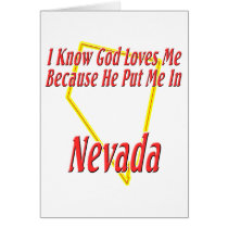 Nevada - God Loves Me Cards
