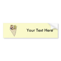 Nevada NV State Map & Gambler Jackpot Cartoon Bumper Stickers