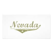 Nevada Revolution T-shirts Customized Photo Card