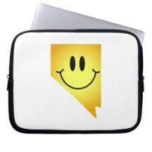 Nevada Smiley Face Laptop Computer Sleeve