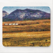 Nevada - Southwestern Cargo Train Mousepads