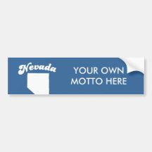 NEVADA STATE MOTTO T-SHIRT T-shirt Bumper Stickers
