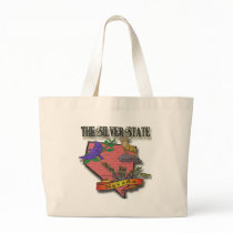 Nevada The Silver State Sagebush Bighorn Bluebird Canvas Bag