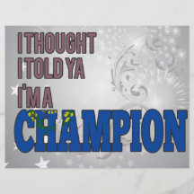 Nevadan and a Champion Flyer Design