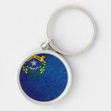 Nevadan Flag; Key Chain