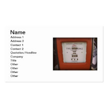 Never Again Business Card Templates