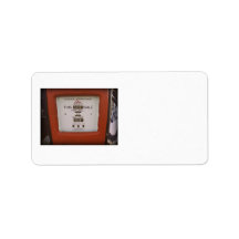 Never Again Personalized Address Label