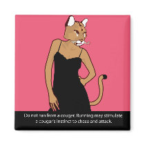 Never approach a cougar.