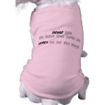 Never Bite The Hand... pet clothing