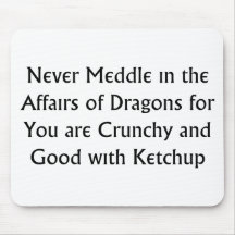 Never Dragons Mousepad