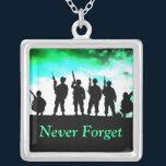 Never Forget Iraq Necklace