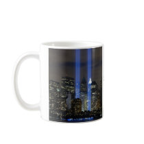 Never Forget September 11, Glowing Towers Keepsake Coffee Mugs