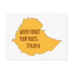 Never forget your roots: Ethiopia postcards