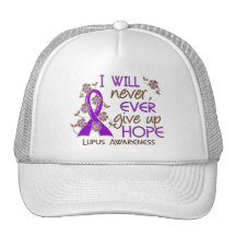 Never Give Up Hope 4 Lupus Mesh Hats