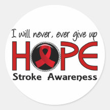 Never Give Up Hope 5 Stroke Sticker