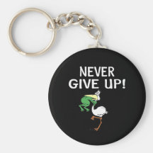 Never Give Up Key Chains