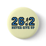 Never give up marathon pins