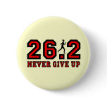 Never give up marathon button