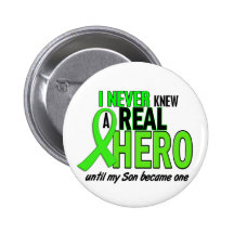 Never Knew A Hero 2 LIME GREEN (Son) Pin