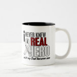 Never Knew A Real Hero 2 Dad Lung Cancer Mugs