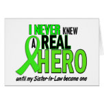 Never Knew Hero 2 LIME GREEN (Sister-In-Law) Greeting Card