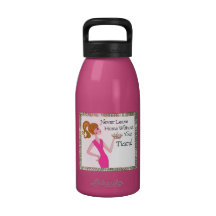 "Never Leave Home Without Your Tiara!" Reusable Water Bottle