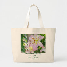 Never underestimate the power of the Human Spirit! Tote Bags