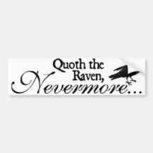 Nevermore Bumper Sticker