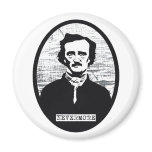 Nevermore Edgar Allan Poe Refrigerator Magnets