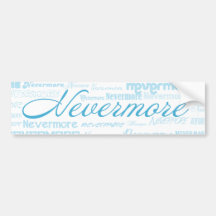 Nevermore Etiqueta De Parachoque