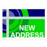 new address announcement : bullseye post card