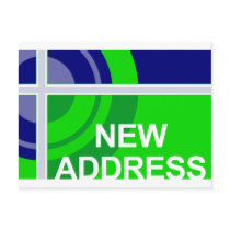 new address announcement : bullseye post card