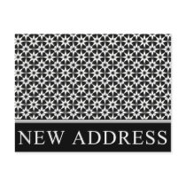 new address announcement : elegant business postcards