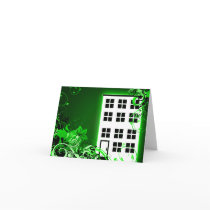 new address announcement : hi-fi hi-rise greeting card