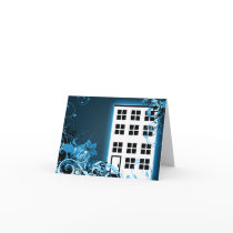 new address announcement : hi-fi hi-rise greeting card