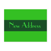 New address green