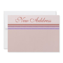 New Address Pastel Personalized Announcement