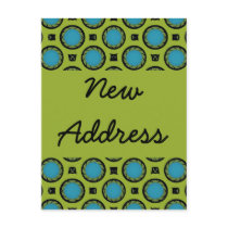 New Address Turquoise Green