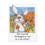 New Address, We Moved! Rabbits Postcard