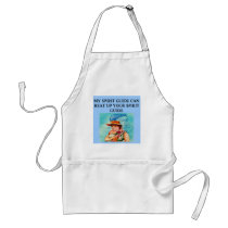 new age spiri guide joke apron