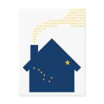 new alaska address post card