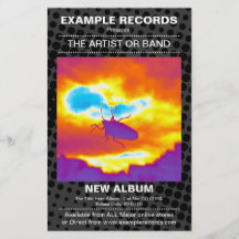 New Album Launch - HT dot Textured Flyer Design
